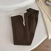 Calça de Fleece da Moda Outono e Inverno para Meninas, Calça Flare Lisa com Renda para Bebês, Calça Externa Quente Engrossada Atacado
