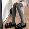 Medias de encaje hasta la rodilla botas largas estilo deseo puro otoño e invierno estilo japonés de celebridad de internet calcetines de encaje para muslos primavera y otoño para mujer