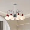 Luminária Pendente Série Nº 7 com Quatro Luzes, Bola de Vidro em Latão, Iluminação para Restaurante, Balcão de Bar, Arte em Ferro