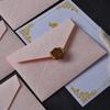 Sobre Rosa Romántico ins Hermosa Tarjeta de Cumpleaños para el Día de la Madre traje Pareja Carta de Amor Manuscrita para Novia