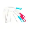 Bico de confeitar para atacado de fábrica escova de limpeza escova de limpeza de nylon escova de limpeza de cabeça dupla escova de guarda-chuva para bico de confeitar