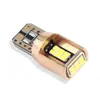 Luz LED T10 de aluminio para coche, modificación de bombilla LED pequeña w5w, luz de matrícula 12v, luz de lectura, decodificación