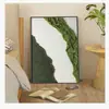 Decoração de Entrada com Textura Abstrata Luxo de Alto Padrão Parede de Fundo de Sofá Pintura de Piso Sala de Estar Textura Pendurada Pintura Real