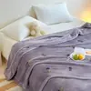 Manta Raschel de invierno, engrosada y cálida, hecha de vellón de leche y vellón de coral, adecuada para uso en dormitorio, manta pequeña, manta de sofá y uso en la cama