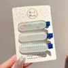 Presilhas de cabelo coloridas estilo coreano, presilhas para franja estilo francês de outono e inverno, acessórios de cabelo versáteis e estilosos, ornamentos de cabelo elegantes