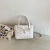 Bolsa balde estilosa e versátil com laço, modelo novo 2026 para mulheres, estilo coreano simples, nicho, para usar no ombro e transversal