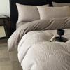 Juego de Cuatro Piezas de Algodón Puro Estilo Lujo Ligero, Funda Nórdica Jacquard Floral Simple y de Gama Alta, Algodón Puro, Ropa de Cama Suave y Amigable con la Piel