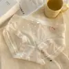 Panty de Verano Fino de Encaje Estilo Japonés de Cintura Media para Mujer, Amigable con la Piel, Transpirable, Sin Costuras, No Aprieta, Panty Triángulo de Deseo Puro para Niñas