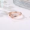 Nova pulseira criativa estilo coreano com estampa de coração a coração, anel aberto, temperamento feminino, anel aberto ajustável em forma de coração, atacado