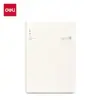 Caderno Deli com Encadernação Costurada Caderno Simples Lined de PP Caderno Inglês Espesso Caderno Transparente para Escrita Papelaria Atacado