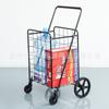 Carrito de compras universal con ruedas para supermercado, carrito de compras portátil multifuncional para el hogar, carrito plegable de cuatro ruedas.