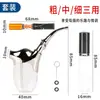 Porta-cigarrillos de tipo limpieza de tubería mini pequeña masculino, filtro circulante, conjunto combinado de pipa de agua shisha