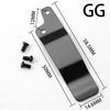 Herramienta Piezas DIY portaherramientas plegable clip trasero de acero inoxidable clip de bolsillo clip para herramientas accesorios herramienta para hacer clip