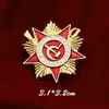 Insignia de Águila Bicéfala Rusa Unión Soviética Hoz Martillo Primera Clase Patriótica Espiga de Trigo Estrella Roja Medalla Conmemorativa Insignia Broche
