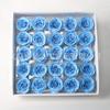 Rosa al por mayor engrosada hidratante de alta calidad simulación flor de jabón de rosa terminada cabeza de flor material para ramo de San Valentín hecho a mano