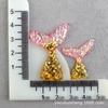 Colgante de Pegamento Cremoso Cola de Pez Sirena Accesorios para Funda de Teléfono Accesorios de Resina Llavero Parche para Zapato Clog DIY