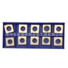 Soporte de Herramienta de Torneado CNC Junta Hoja de Rosca Triangular en Forma de Durazno Almohadilla de Cuchillo de Aleación Mt1603/Mw0804/Mv/Md/Mc