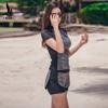 Traje de banho Sanqi duas peças conservador Fonte Termal plus size feminino ins cobre barriga modelador boxer esportivo feminino