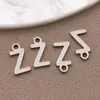 Acero Inoxidable Galvanizado Estilo Europeo y Americano 26 Letras Inglesas Etiqueta Colgante Pulsera Collar DIY Hecho a Mano Accesorios de Joyería