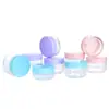 5g Garrafa Transparente Acrílico Frasco de Creme Frasco para Creme para os Olhos Creme Facial Caixa Caixa de Creme de PP Embalagem de Amostra Tamanho para Teste Frasco