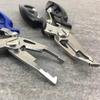 Alicates Luya multifuncionales para codo tijeras de pesca pe alicates para línea de pesca clip anzuelo para atar pescado control de anzuelo herramientas de pesca para peces