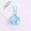 Chaveiro de Fone de Ouvido 3D Colorido Criativo Estilo Doce Cool Pingente de Bolsa DIY Acessórios de Joias Artesanais Materiais Atacado