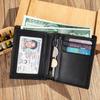 Marute Nova carteira de couro genuíno dos homens Long Men's Vegetable Tanned Leather Gift wallet Atacado Carteira de bolsa de moedas