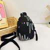 Estilo japonês ins Moda Peito Infantil Bolsa Grande Capacidade Leve Meninas Bolsa de Ombro Viagem Ao Ar Livre Primavera Tour Crossbody Bolsa Na Moda