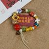 Accesorios de Pulsera de Oso Lindo con Cuentas de Cerámica de Jingdezhen para Mejores Amigas, Dulce y de Moda, Nicho al por Mayor