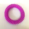 Fabricante Vende Pulseras de Plástico para Cable de Teléfono, Anillos de Resorte de Eva de Color Sólido, Disponibles en Múltiples Colores, Soporta Personalización