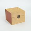 Caja de Brocado con Hebilla de Cobre y Lino, Tetera de Arcilla Púrpura y Caja de Empaque de Porcelana, Caja de Regalo con Sello Jianzhan, Caja de Empaque para Cenicero al por Mayor