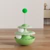 Gato Macaron Autoentretenimento Gadget para Aliviar o Tédio Copo Giratório Brinquedo de Provocar Gato Gadget Automático para Provocar Gato Brinquedo Educativo para Gatinho