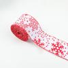 Zhixiang fita cross-border venda quente Holiday Decoration ribbon fita de Natal decoração de casa fita arco atacado