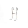 Gancho de acero inoxidable baño hogar sin perforaciones multifuncional habitación baño estante toalla trapo estante de almacenamiento