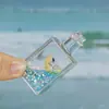 Céu Estrelado Mini Frasco Quadrado Gota de Óleo Astronauta Ampulheta Líquida Meninos e Meninas Frasco de Deriva Decoração de Mesa Pequenos Enfeites