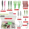 Atacado de Fábrica Conjunto de Iscas, Spinnerbait, Isca de Peixe Macia, Isca Artificial de Rã Topwater, Conjunto de Iscas de Pesca