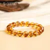 Pulseira de Cristal de Morango Natural Donghai DIY Contas Redondas E-commerce Transfronteiriço Mais Vendido Contas Soltas para Homens e Mulheres Atacado de Fábrica