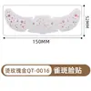 Pegatinas de Tatuaje de Hoja de Oro Transfronterizas, Estrellas Brillantes Impermeables Europeas y Americanas, Pegatinas de Pecas para Fiesta y Performance de Mariposas, Pegatinas Faciales de Maquillaje