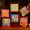 Sobres Rojos de Año Nuevo Pequeños de Buena Fortuna, Creativos Personalizados 2027 Año del Cordero Nuevos Sobres Rojos de Dibujos Animados al por Mayor