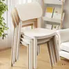 Respaldo Silla de Comedor para Uso en Casa, Moderna y Sencilla, Engrosada para Comodidad al Sentarse Largo Tiempo, Taburete de Plástico, Silla de Mesa de Comedor Comercial Popular de Internet Nórdico