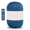 Hilo de Algodón Coreano de Leche de 4 Hebras, Lana Media, Bola de Hilo de Grosor Medio para Muñecas Hechas a Mano, Hilo para Crochet, Bola de Hilo Tejida a Mano