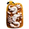 2022 novo colar de âmbar vivo fragrância natural pingente de dragão corajoso corrente de suéter colar atacado étnico