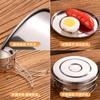 Amazon vajilla de acero inoxidable para exteriores transfronteriza juego de cuatro piezas para camping al aire libre portátil multifuncional combinación de utensilios de cocina