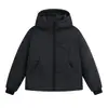 Invierno Nuevo Estilo Casual al Aire Libre Chaqueta de Algodón con Capucha para Mujer Gruesa Cálida Holgada Moda Nueva Ropa de Algodón Lirio de Nieve