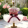 PETCIRCLE Ropa para Mascotas para Perros Pequeños y Cachorros, Linda Falda Tutú de Malla Multicapa, Vestido de Gala Real