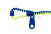 No. 5 collar de cremallera bicolor joyería para estudiantes tarjetero cordón llavero para niños ventas directas de fábrica