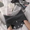 Braguitas de Encaje Suaves y Transpirables de Cintura Media para Mujer Estilo Sencillo Entrepierna Extendida Elásticos Anti-Rizado Pantalones Cortos de Cadera