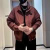 Chaqueta de hombre nueva de primavera y otoño 2024, chaqueta de hombre madura y estable con cuello vertical, chaqueta informal elegante y a la moda.