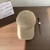 Gorra de Béisbol Bordada con Letras Vintage Unisex Primavera/Verano Adelgazante Sombrero de Sol Estilo Coreano Gorra Profundizada