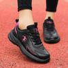 Marca Sapatos Femininos Tênis Esportivo Feminino 2025 Novo Primavera e Verão Couro Leve Tênis de Corrida Preto Impermeável Casual Sapatos de Viagem